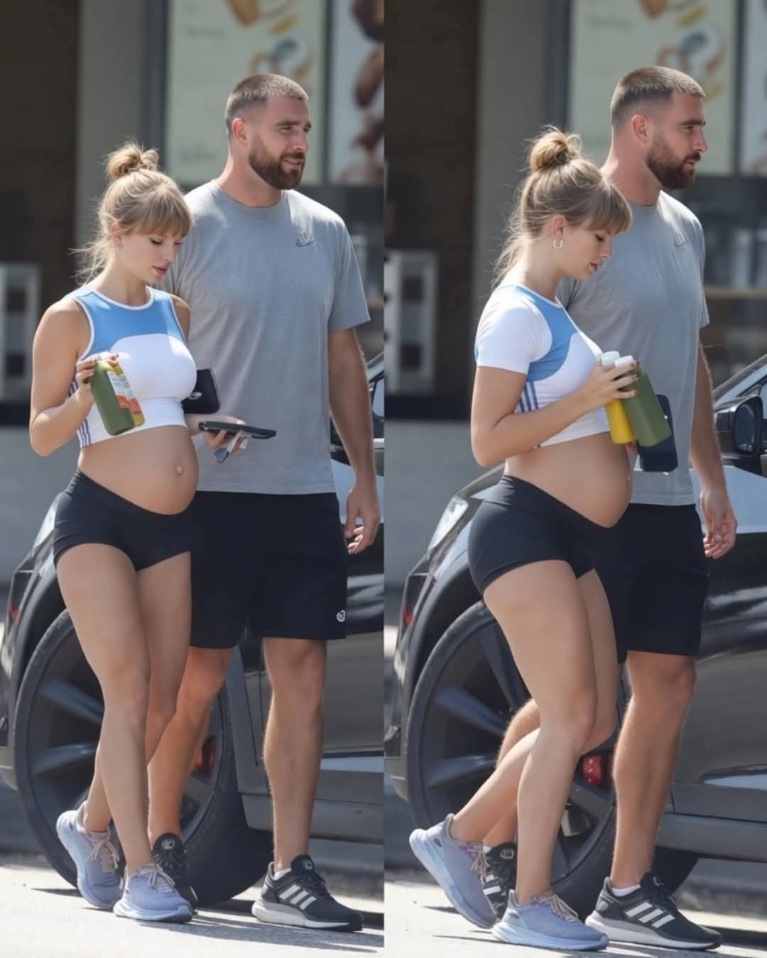 Travis Kelce Spotted on an evening Stroll with Taylor Swift and a Baby Bump, and All Fans areSaying the Same Thing… See Photos