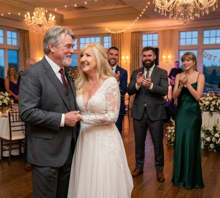 Travis Kelce’s Dad, Ed, Marries Girlfriend Doree Hepner After Just One Month in an Elegant Kansas City Ceremony - An Emotional Moment as Son Jason Kelce Walks Him Down the Aisle While Travis Kelce Stands Proudly by His Side, Tipsy Taylor Swift Cheers Loudly, and Ex-Wife Donna Kelce Remains Absent