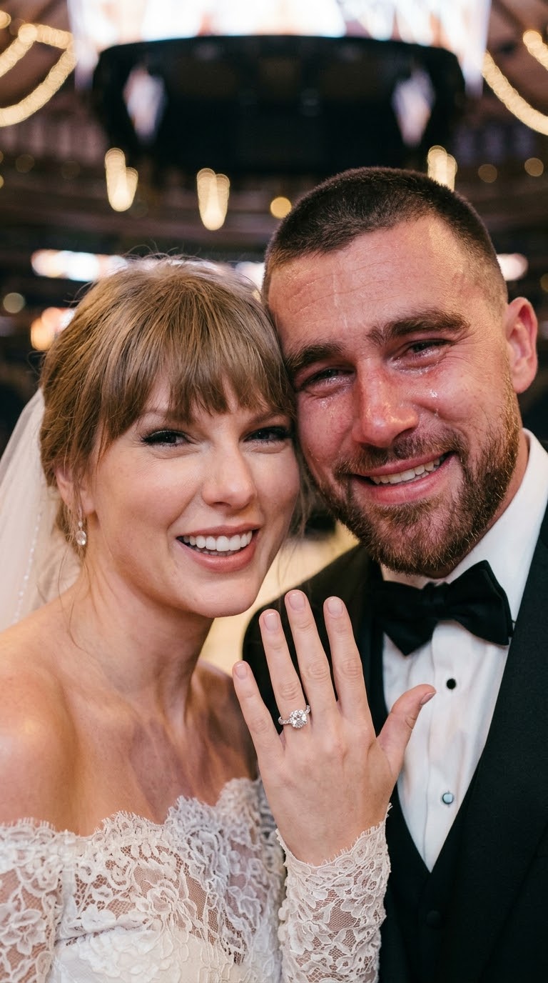 Taylor Swift and Travis Kelce Are Officially Married - See the First Look as an Emotional Travis Kelce Puts the Ring on Taylor Swift’s Finger... See Never-Before-Seen Clip