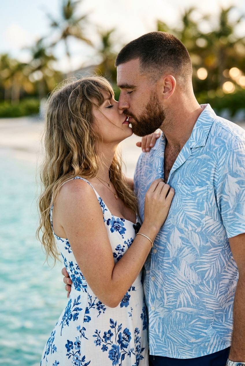 Travis Kelce and Taylor Swift Spotted Packing on Major PDA and Kissing Constantly During Bahamas Honeymoon Following Star-Studded MSG Wedding in $50K-Per-Night Villa... See 10 Amazing Photos