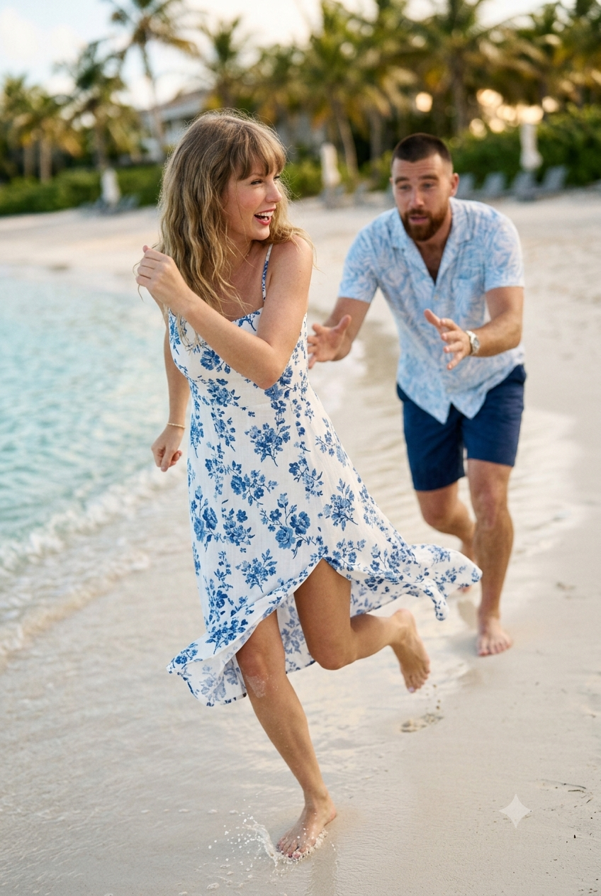 Travis Kelce and Taylor Swift Spotted Packing on Major PDA and Kissing Constantly During Bahamas Honeymoon Following Star-Studded MSG Wedding in $50K-Per-Night Villa... See 10 Amazing Photos