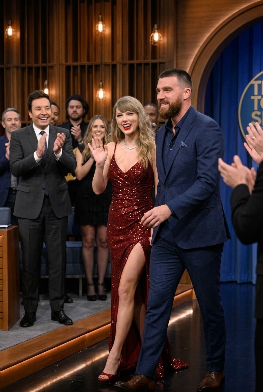 Travis Kelce and Taylor Swift Make Shocking First Public Appearance as a Married Couple on 'The Tonight Show Starring Jimmy Fallon'
