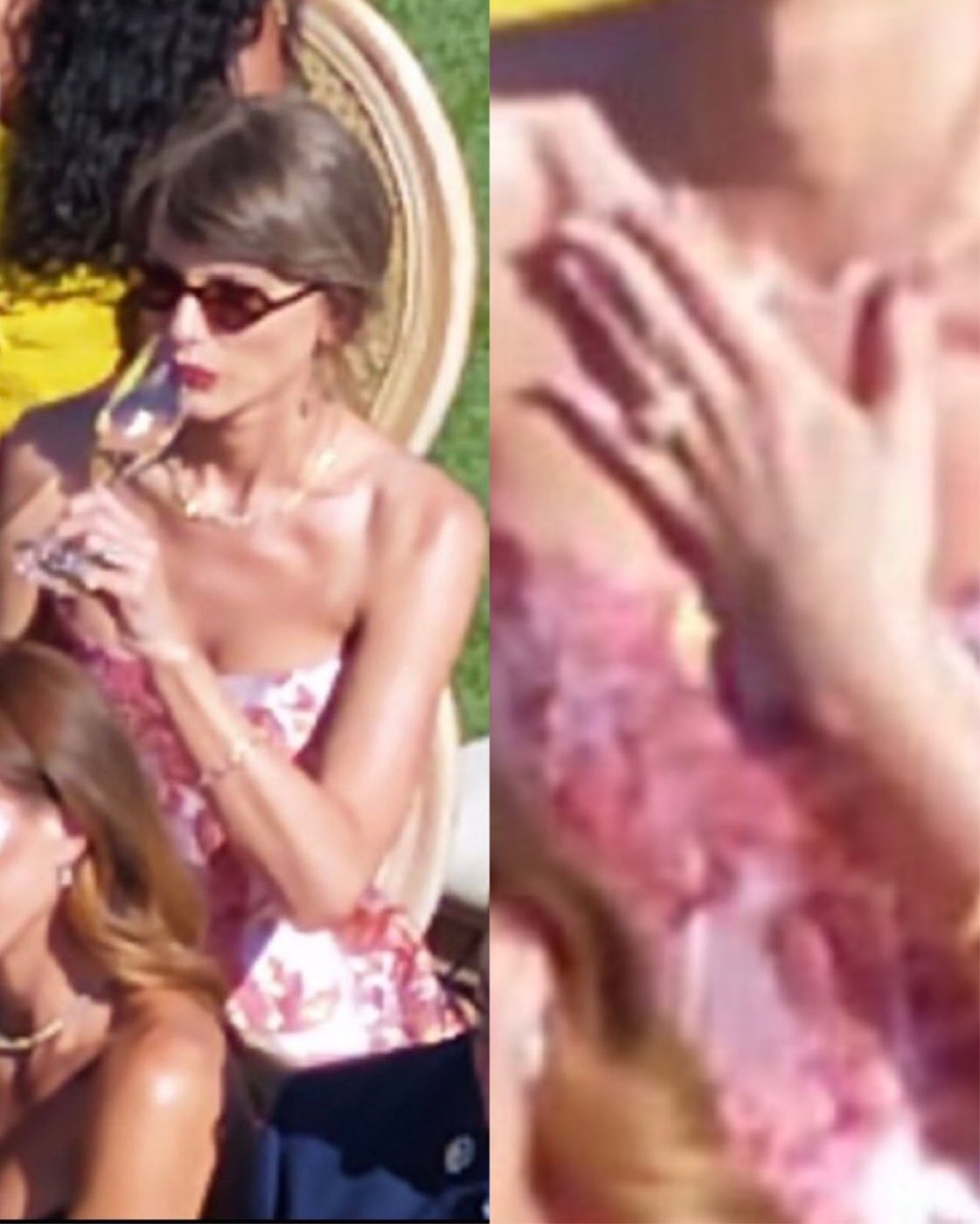 Complete Video of Shocking First Appearance as Taylor Swift and Travis Kelce Were Spotted at JuJu Smith-Schuster’s Wedding, One Week After Their Own