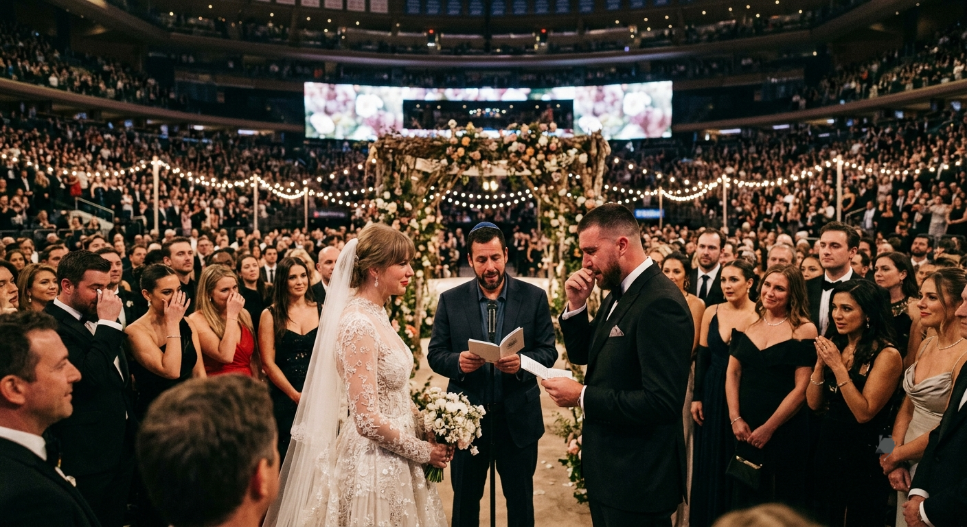 Full Video of Travis Kelce Crying as He Reads the Sweetest Vows to His Wife Taylor Swift, Leaving Her Blushing and in Tears - Guests Were Taken on an Emotional Rollercoaster When Taylor Used Her Wedding Dress to Wipe His Uncontrollable Tears… See Unseen Clip