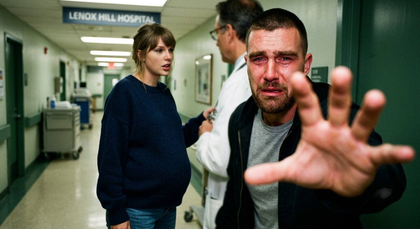 Emotional Travis Kelce Spotted at a Hospital with Taylor Swift and a Baby Bump for the First Time After Their Star-Studded Wedding at MSG, and Fans Are All Saying the Same Thing… See Photos and Details
