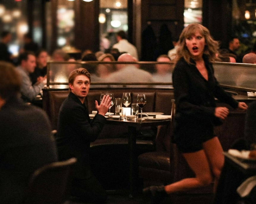 Travis Kelce’s Wife Taylor Swift Spotted with Ex Joe Alwyn at NYC Restaurant - Tension Rises as Joe Suddenly Kneels and Begs, Sending Taylor Running… Witnesses Reveal Shocking Details About Pregnancy, Paternity, and Possible Divorce