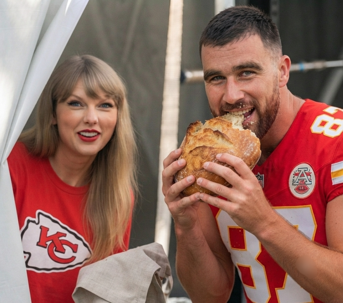 Taylor Swift Caught on Camera Delivering Her Famous Homemade Sourdough to Her Hardworking Husband Travis Kelce at Chiefs Training Camp in St. Joseph, Only for Shocked Fans to Realize It Was the Real Deal