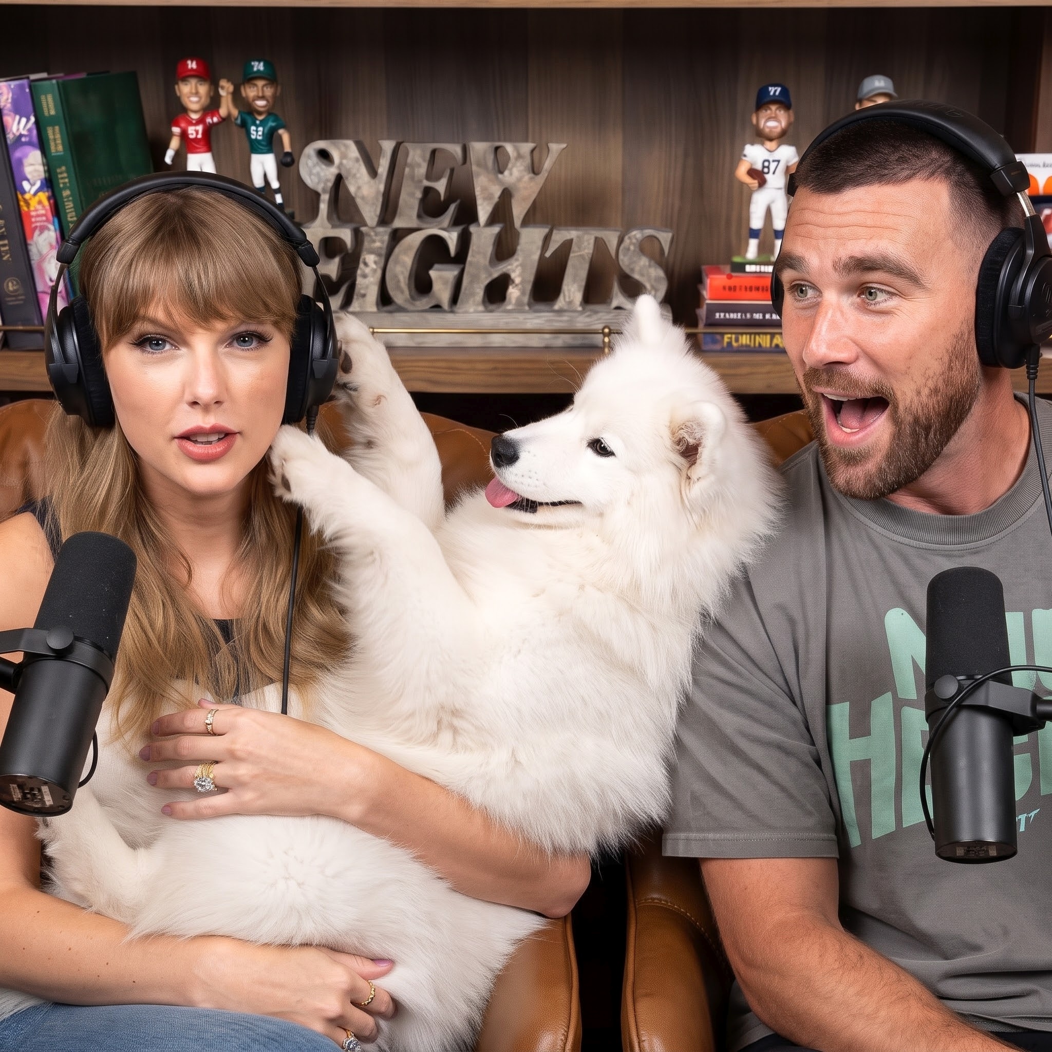 Taylor Swift breaks silence on secret baby no. 1 with husband Travis Kelce on the latest episode of New Heights - and reveals the shocking reason why she is finally revealing it now: “So that my husband will never...” See more