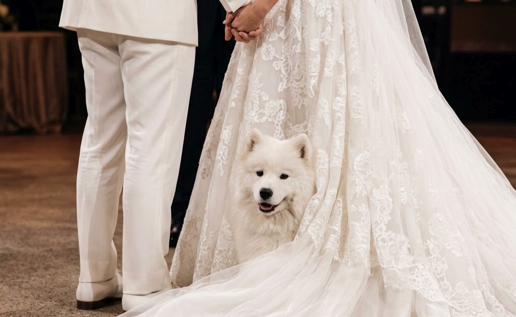 Taylor Swift and Travis Kelce Celebrate Their 2-Month Wedding Anniversary With a Special New Heights Episode, Sharing the Cutest First-Ever Official Photos of Their Secret White Samoyed, Wendy, at Their Wedding