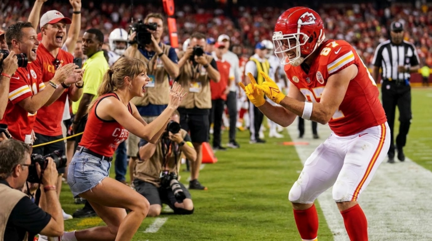 Taylor Swift Rushes Toward the Field After Husband Travis Kelce Scores His First Touchdown of the Season, Pointing to His Ring and Shouting “That’s My Husband!” - Fans Can’t Stop Replaying the Viral Moment... See the Never-Before-Seen Clip