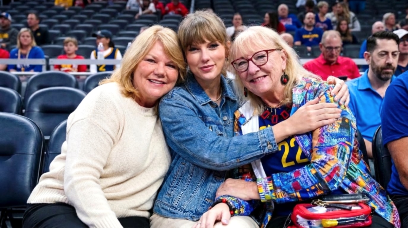 Taylor Swift Steps Out With Mom Andrea Swift and Donna Kelce for a Special Night at the Fever-Lynx Game to Cheer on Caitlin Clark
