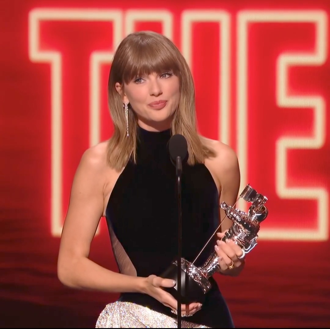 Taylor Swift and Her Husband Travis Kelce Steal the Spotlight Again at the VMAs as Taylor Dedicates Her Video of the Year Award to Dolly Parton and Calls Her Overexcited Husband on Stage for a Special “9 to 5” Duet That Has Celebrities and Guests Giving a Standing Ovation