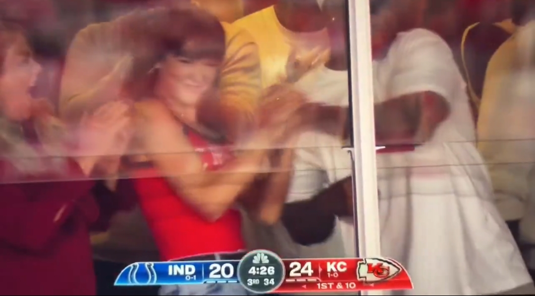 Taylor Swift’s Best Moments at the Chiefs vs. Colts Game - From Screaming “That’s My Husband!” and “He Married Me!” to Hilarious Celebration Dancing, Hugging Her Parents and Donna and Ed Kelce, and Playfully Beating Anyone Beside Her Out of Excitement - Plus, Jason Kelce Breaks His Silence on Why He Didn’t Attend the Game With Taylor, Joking That She Beat the Hell Out of Him at the Last Game
