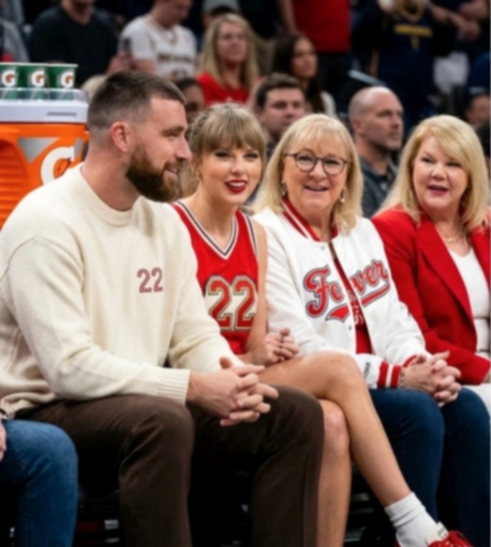 Taylor Swift and Husband Travis Kelce Steps Out With Mom Donna Kelce and Andrea Swift for a Special Night at the Fever-Aces Playoffs Game 3 to Cheer on Caitlin Clark