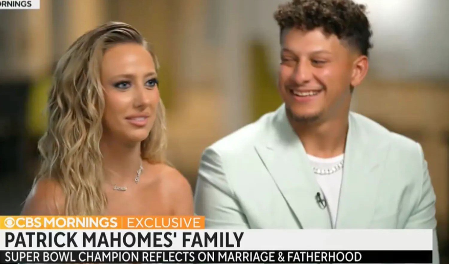 "Unfortunately i wont be able to do that this year" Patrick Mahomes explains his experience of spending his first Christmas with daughter Sterling Skye