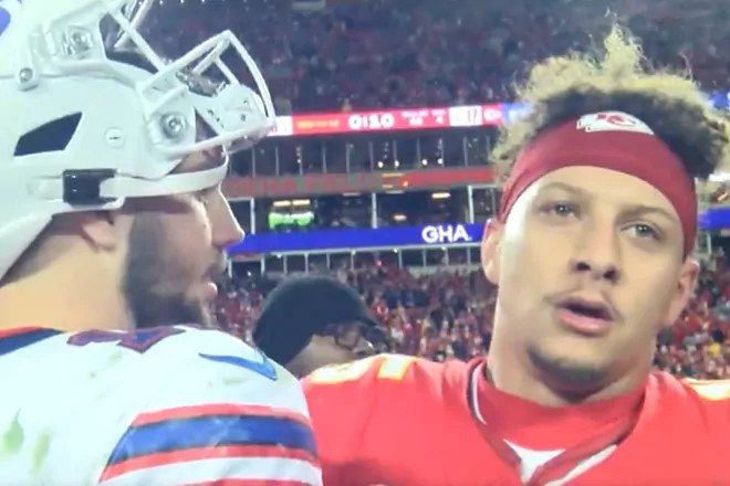 Patrick Mahomes Regrets What He Said to Josh Allen After Chiefs Loss: 'He Had Nothing to Do with It'