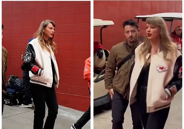 Travis Kelce Hypes Up Girlfriend Taylor Swift on Instagram After She Wears Custom Chiefs Jacket to Game