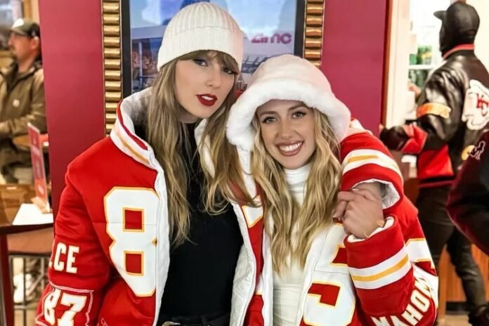 Taylor Swift reveals why she likes to wear same outfit with Brittany mahomes at chiefs game 