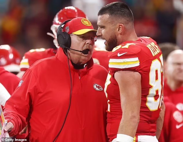 Travis Kelce praises Chiefs coach Andy Reid for helping him 'dial in' on football after going out too much and being late to meetings early in his career: 'One of the hardest things was juggling life off the field'