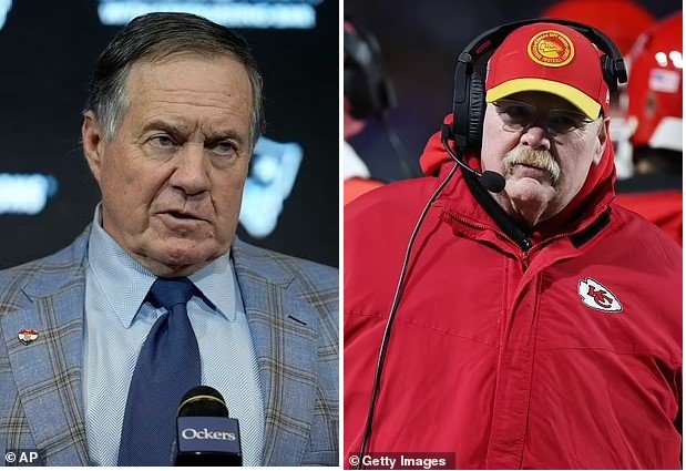 Bill Belichick 'will be the next head coach of the Kansas City Chiefs' after Andy Reid 'retires after this year,' claims NFL analyst - after the six-time Super Bowl winner's Atlanta snub