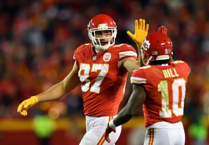 Travis Kelce's Former Teammate Tyreek Hill Says Kelce Is 'Too Famous' Now to Text Him Back 