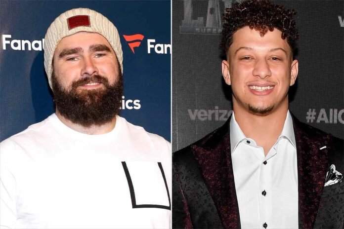 Patrick Mahomes shades Jason kelce 