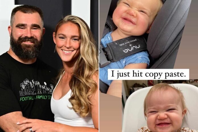 Kylie Kelce Shares Sweet Snaps of Lookalike Daughters, Wyatt and Bennett: ‘I Just Hit Copy Paste’