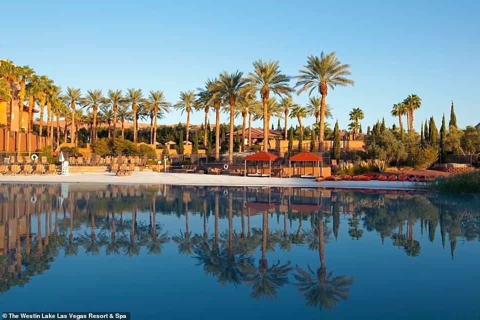 REVEALED: Where Travis Kelce and the Kansas City Chiefs are staying for Super Bowl week... the plush spa resort features two golf courses, a beach and water sports but is nowhere near the Las Vegas strip!