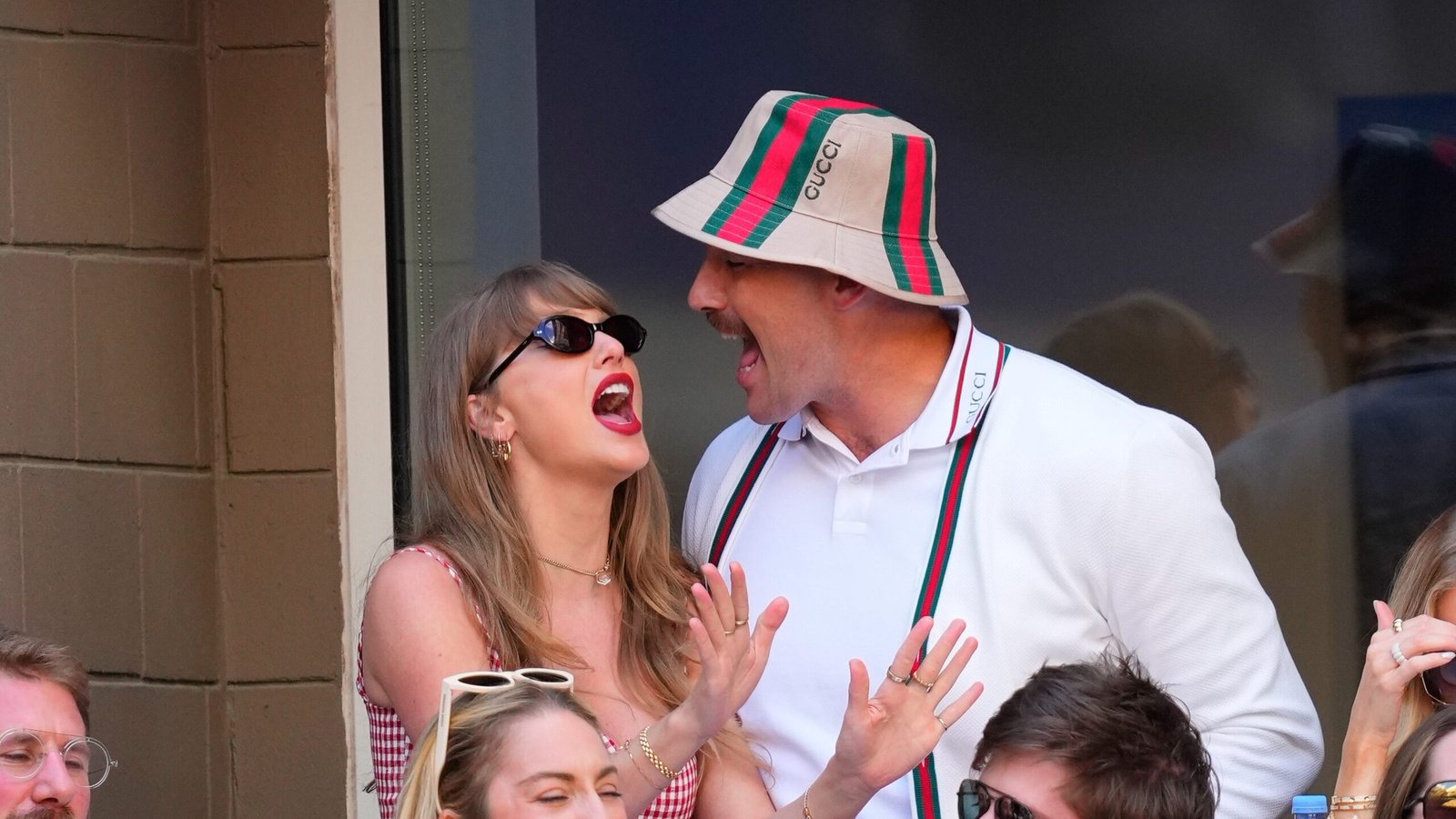 You Need to Watch Taylor Swift and Travis Kelce Singing "I Believe in a Thing Called Love" at the US Open