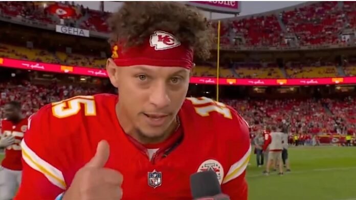 Fans Loved Patrick Mahomes’s Wholesome Message for His Daughter Before ‘MNF’ Game