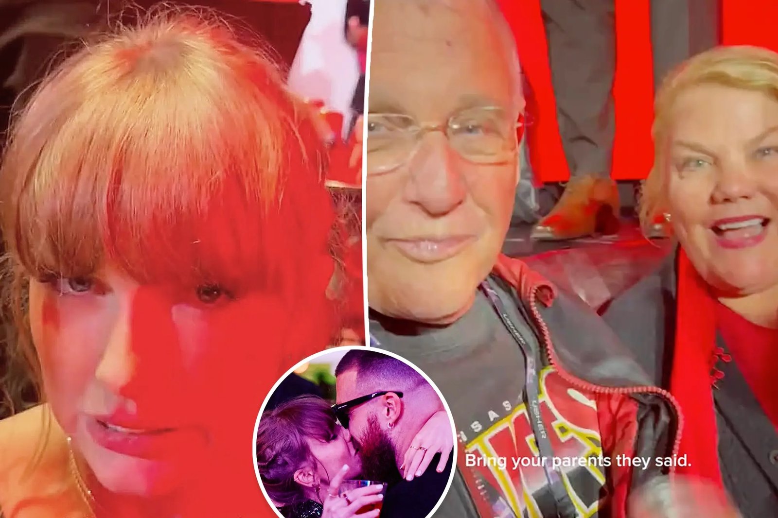 Travis Kelce's dad Ed looks upset as he attends Taylor Swift concert in Toronto with Andrea Swift