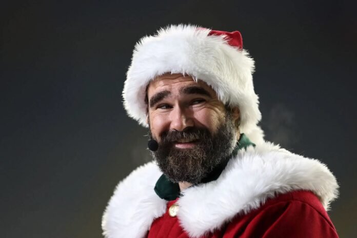 Jason Kelce Faces Backlash for Wearing Santa Costume to Spread Holiday Cheer: Fans Label Him ‘A Clown’ Despite Philly Kids Enjoying the Festivities