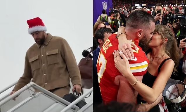 Travis Kelce lands in Pittsburgh with the Chiefs as NFL takes him away from Taylor Swift for Christmas Eve - News