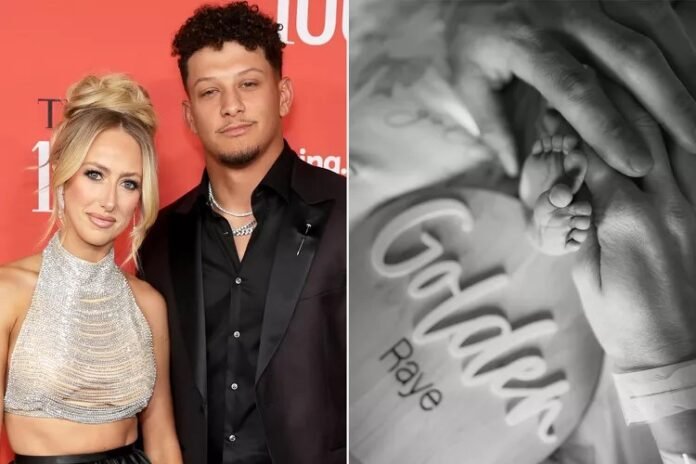 Brittany and Patrick Mahomes Welcome Baby No. 3, a Girl — and Reveal Her Name in First Photo