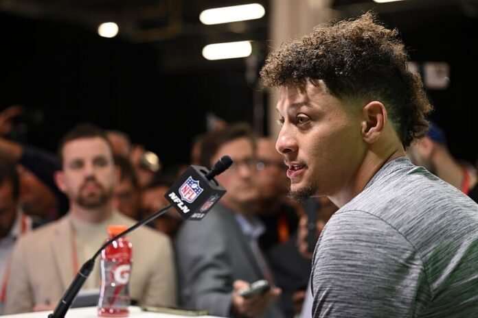 Patrick Mahomes breaks silence after super bowl loss, blames Taylor swift for distracting chiefs players on the field 