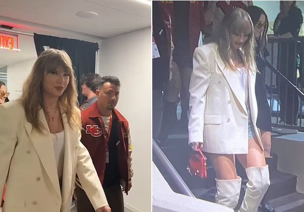 Fans React to Taylor Swift's Super Bowl Outfit, Says shes getting too FAT" and needed to lose weight