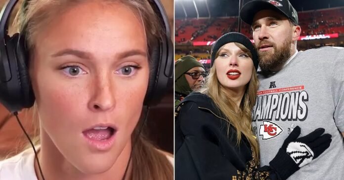 Kylie Kelce Vows to Stop Travis Kelce & Taylor Swift’s Romance — ‘I’ll Go to Any Length to Break Them Up!