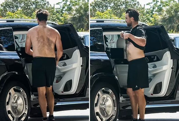 'Taylor Swift is okay with that?': Travis Kelce's VERY hairy back leaves fans split after sweaty Miami workout