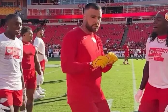 Travis Kelce Shakes It Off While Dancing Before Chiefs’ Preseason Game - Watch!