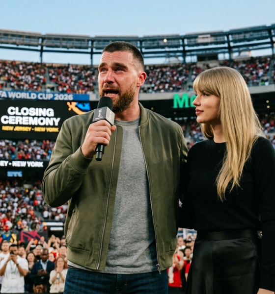 Taylor Swift Invites Fiancé Travis Kelce to the Stage During Her FIFA World Cup 2026 Speech in California – But She Didn’t Know an Emotional Travis Would Shockingly Confirm What Millions of Fans Have Been Saying All Along… “Taylor and I Are Not…”