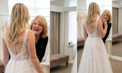 Taylor Swift’s Mom, Andrea, Shares First Look Photo of Taylor’s Elegant Wedding Dress: “See Photo”