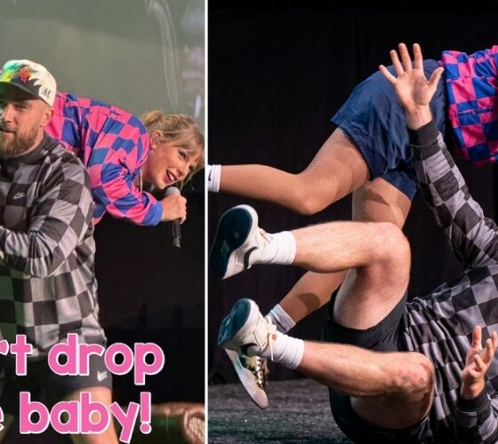 DISASTER: Travis Kelce Accidentally Drops Taylor Swift During Playful “Don’t Drop the Baby” Stunt at New Heights Live Show - Pop Star Reportedly in Critical Condition, Feared to Be Permanently…