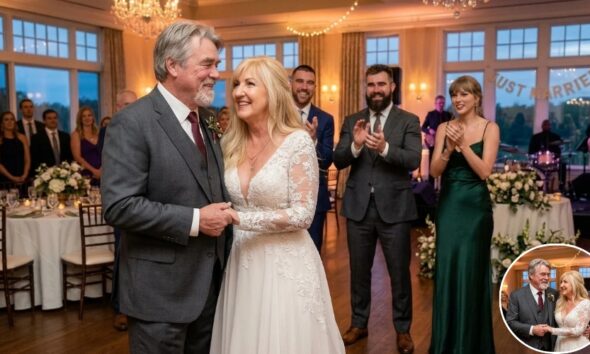 Travis Kelce’s Dad, Ed, Marries Girlfriend Doree Hepner After Just One Month in an Elegant Kansas City Ceremony - An Emotional Moment as Son Jason Kelce Walks Him Down the Aisle While Travis Kelce Stands Proudly by His Side, Tipsy Taylor Swift Cheers Loudly, and Ex-Wife Donna Kelce Remains Absent