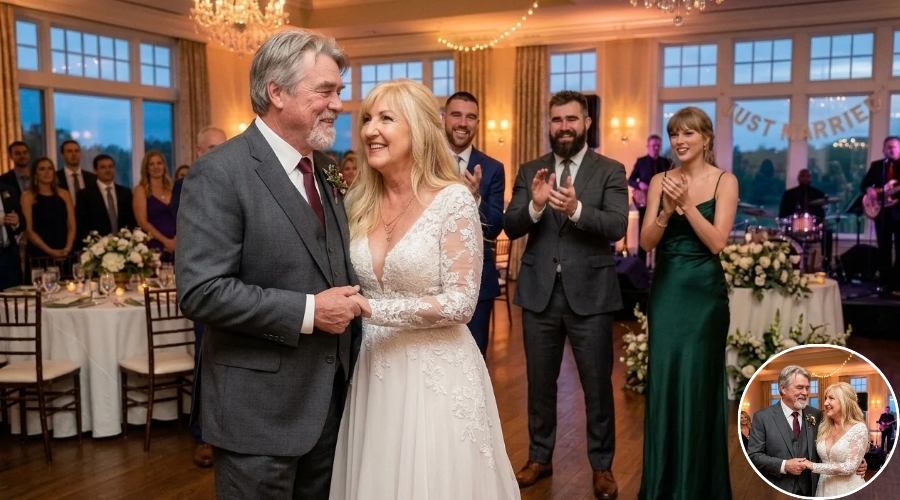 Travis Kelce’s Dad, Ed, Marries Girlfriend Doree Hepner After Just One Month in an Elegant Kansas City Ceremony - An Emotional Moment as Son Jason Kelce Walks Him Down the Aisle While Travis Kelce Stands Proudly by His Side, Tipsy Taylor Swift Cheers Loudly, and Ex-Wife Donna Kelce Remains Absent