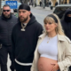Travis Kelce Steps Out With his Baby Mama Taylor Swift Who is Pregnant With Their First Child And Shows Off Her Baby Bump