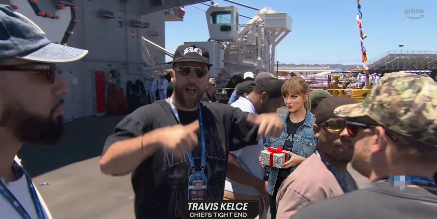Taylor Swift Spotted Surprising Travis Kelce with a Sweet Father’s Day Gift as He Attends a NASCAR Race in San Diego