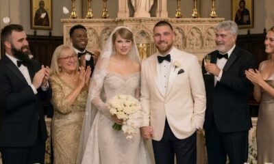 Travis Kelce AND Taylor Swift ARE MARRIED! WEDDING CEREMONY CAPTIVATES FANS AND A-LISTERS ALIKE - Travis Kelce and Taylor Swift’s wedding is no longer a rumor. The couple officially tied the knot in a lavish ceremony that’s got the entire world talking!