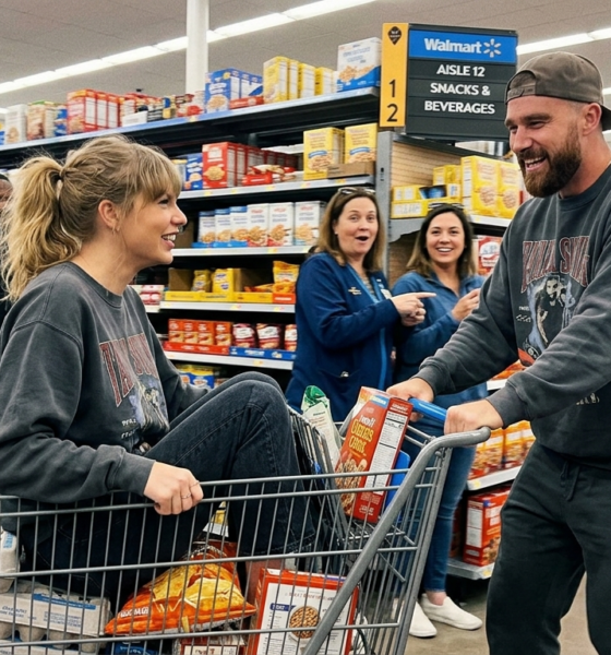 Taylor Swift and Travis Kelce Spotted Doing Their Own Midnight Grocery Shopping at Walmart After Their Wedding, Showing How the Celebrity Couple Does Unusual Things Like Average Americans, but Fans Can’t Get Enough of the Hilarious Moment Taylor Playfully Sits Inside a Shopping Cart While Travis Pulls Her Through the Aisles... See the 2 Minutes Viral Clip