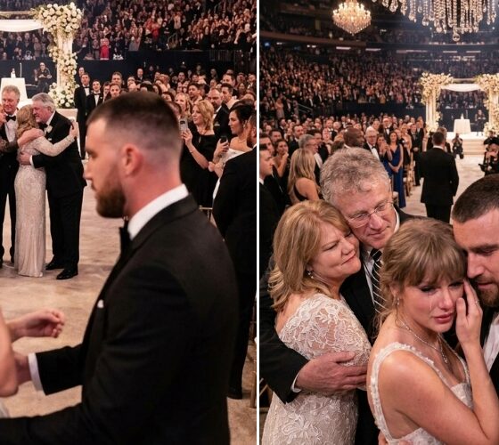 First Glimpse of the Emotional Moment as Taylor Swift and Travis Kelce’s Parents Embrace in Tears at the MSG Wedding Ceremony - Taylor Breaks Down While Watching, and Travis Gently Comforts Her, Leaving Guests Deeply Moved as the Parents Step Forward to Meet Them… See Never-Before-Seen Clip