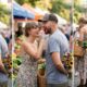Taylor Swift and Travis Kelce Spotted at an Outdoor Farmers Market few days after their Wedding - He Bought Her Flowers and They Shared a Strawberry! See 20 Wholesome Outdoor Date Snaps